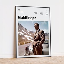 Goldfinger Movie Film Poster Art Print