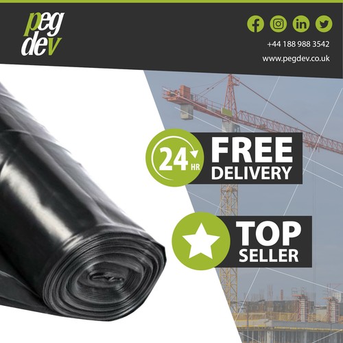 1000g black polythene plastic - black,