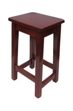 Solid 56cm Tall Wooden Milking Stool multiuse as plant stand, seat, table