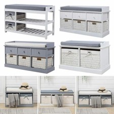 Cushion Padded Hallway Bench