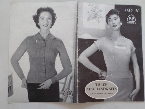 Original 1950 knitting - 1950's,