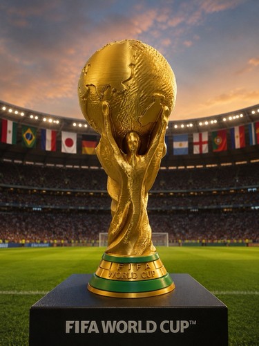 World cup trophy replica gold - cup,