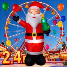 8ft Inflatable Christmas Santa