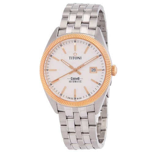 Titoni cosmo automatic silver - titoni,