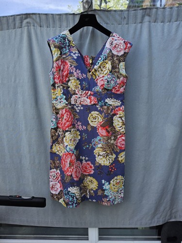 Joules blue floral cotton - joules,