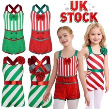 UK Kids Girls Candy Cane