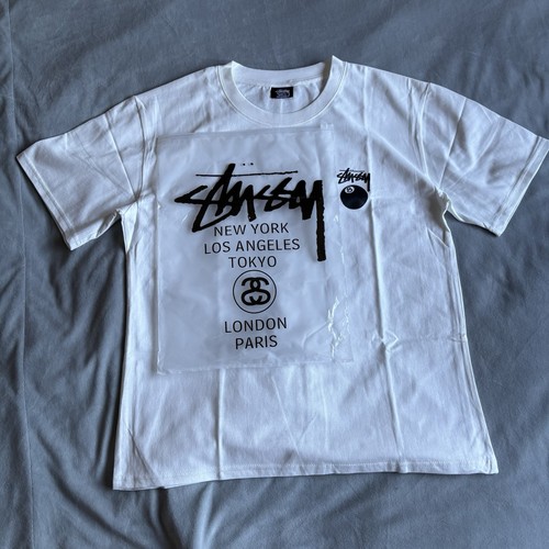 White stüssy men small - stüssy,