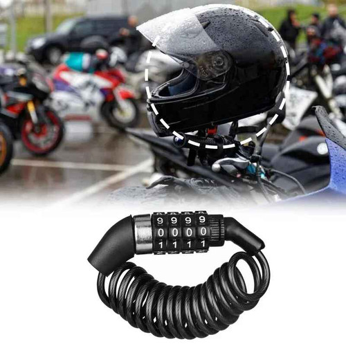Motorcycle helmet lock - helmet, digit