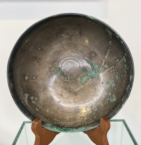 Ancient bronze bowl - ancient,