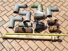 Bundle of Rainwater Goods - Downspout, Shoes, Hoppers & Corner Piece Guttering