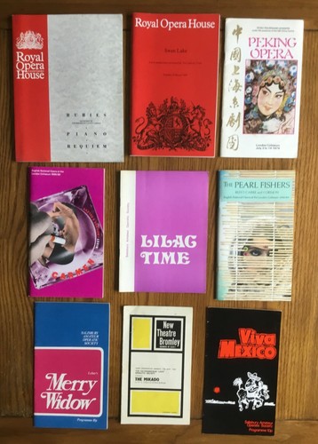 Vintage opera programmes - 9,