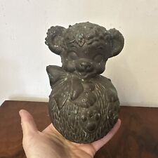 Vintage Bronze Original Old Toy Mould Mold - Teddy (2)