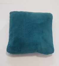 Dunelm Green Fluffy Cushion with pad 43x43cm 