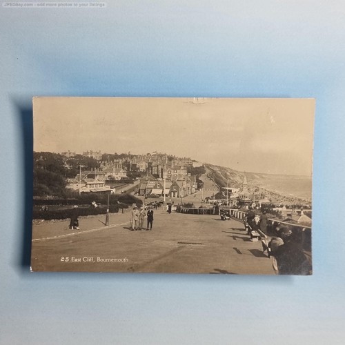 Bournemouth postcard 1924 real - postcard,