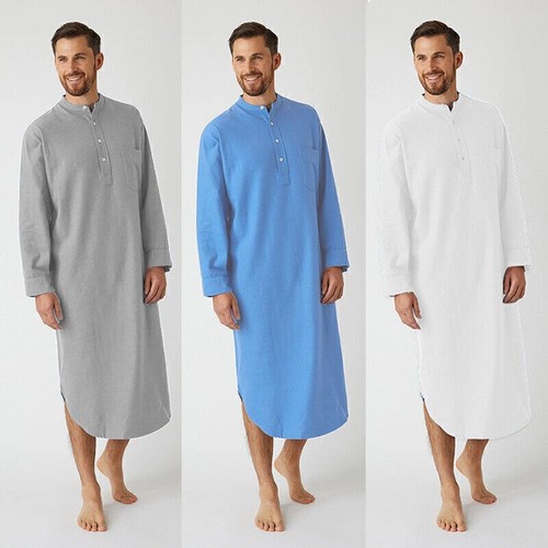 Men cotton pajama long - cotton,