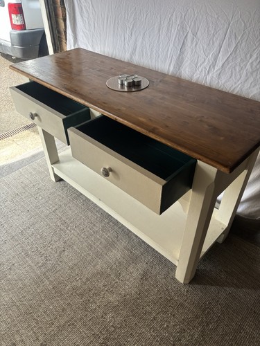 Rustic farmhouse console - rustic,