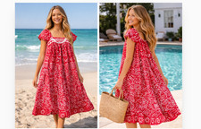 African Wax Print Dress Women