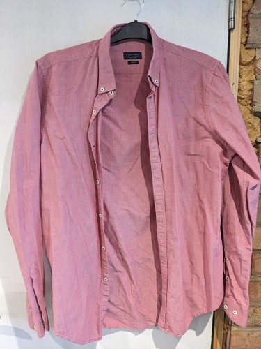 Zara mens fitted - zara, salmon