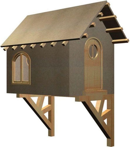 The cabin dolls house - dolls,
