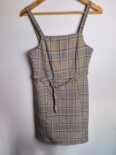 Primark Check Mini Dress UK 12