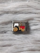 Red Tractor Silver Bracelet