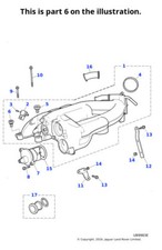 Jaguar Genuine Throttle Body Gasket Seal Sealing Fits XJ X-Type XF XR819852
