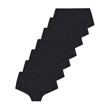 GIRLS PACK OF 7 SHORTS KNICKERS UNDERWEAR 100% COTTON AGE 5-16