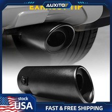 Black Car Exhaust Pipe Rear
