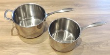 2x  Saucepans M&S Stainless
