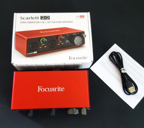 Focusrite scarlett 2i2 - scarlett, gen