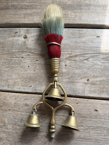 Antique horse brass terret - antique,
