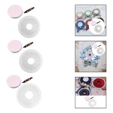 DIY Rosette Maker Kit Ribbon Rosette Brooch Making Template Ribbon Flower Making