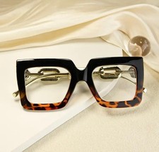 Funky Oversized Brown Reading