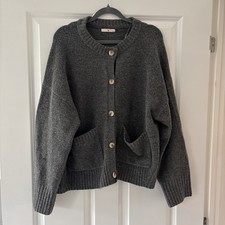 TU Dark Grey Cosy Button Up