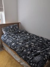 Asda Reversible Cotton Duvet Single Bed Moon And Stars Kids Room