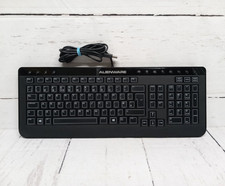 Alienware USB Keyboard Wired Multimedia Desktop UK QWERTY Layout