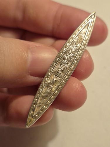 Antique silver hallmarked rose - antique,