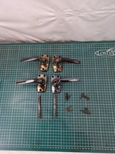 2x Sets Of Vintage Metal Kendrick Door Handles circa 1950's