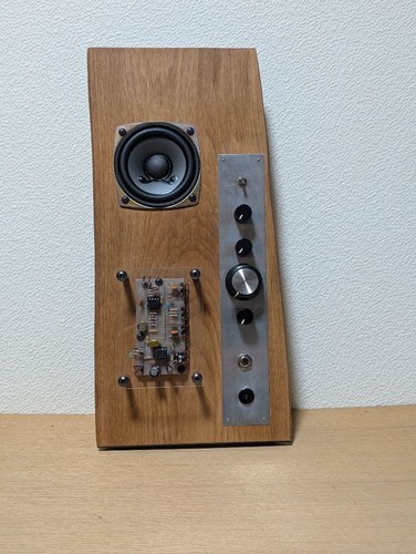 Guitar speaker with - with, ears
