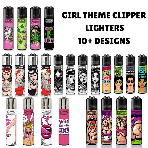 Girl themed clipper lighters - girl,