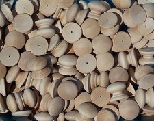 40mm Beech Knobs Drilled 1½"
