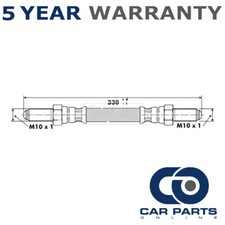 Brake Hose Front Rear Centre