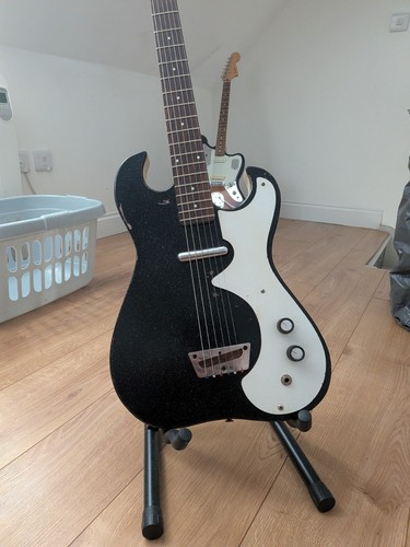 Silvertone 1448 black sparkle - silvertone,