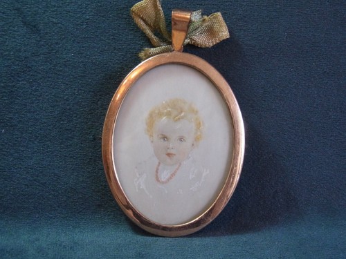Antique watercolour portrait - antique,