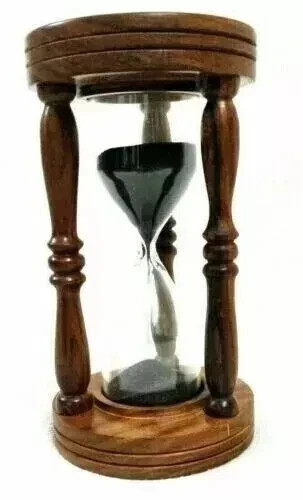 Antique sand timer - antique, wooden