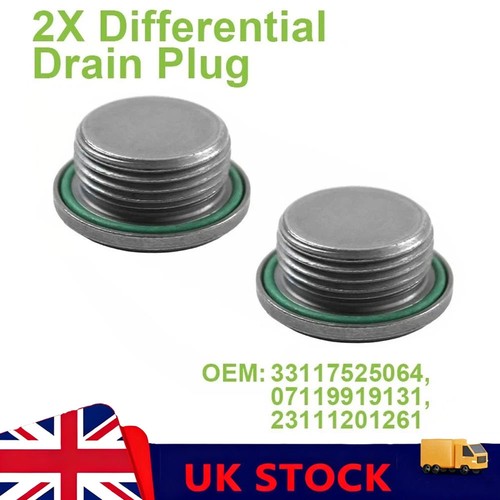 Differential drain plug - differential, o-ring