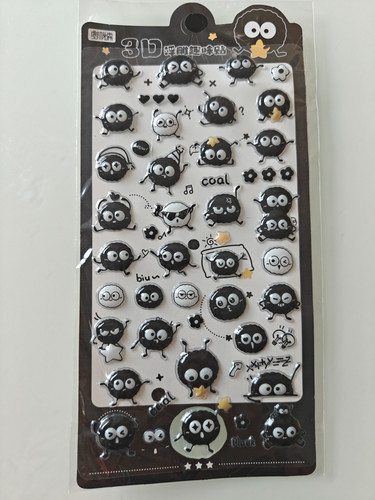 Cute black coal studio ghibli - cute,