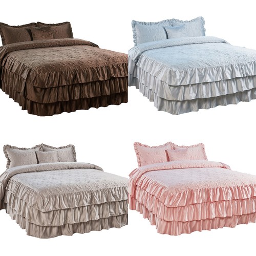Luxury matte satin ruffle - luxury,
