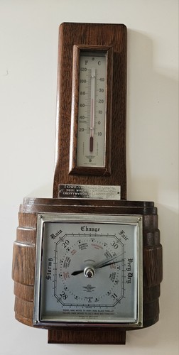 British made barometer - made,