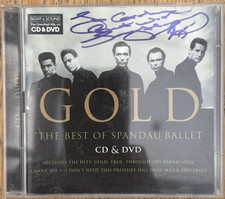 Sight & Sound Gold The Best Of Spandau Ballet CD & DVD Signed Tony Hadley